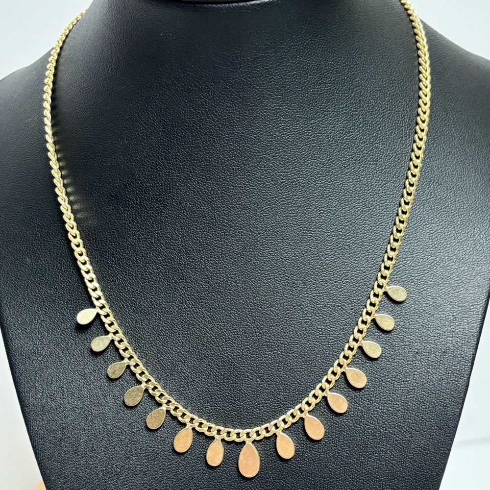 Lucky Brand Petal Charm Collar Necklace